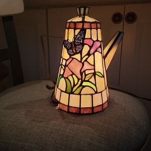 Stained Glass Coffee - / - Teapot Lamp